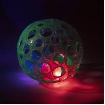 Бебешка сензорна играчка Battat, Светеща топка