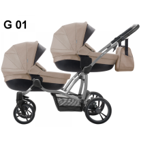Бебешка количка за близнаци 2в1 Bebetto G01