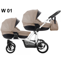 Бебешка количка за близнаци 2в1 Bebetto W01