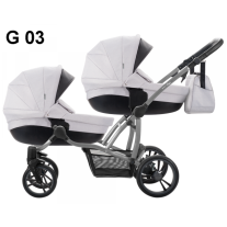 Бебешка количка за близнаци 2в1 Bebetto G03