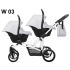 Бебешка количка за близнаци 2в1 Bebetto W03