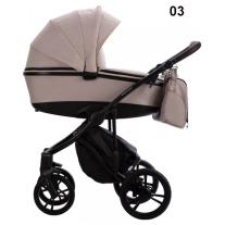 Бебешка количка 2в1 Bebetto - BRESSO ONYX 03
