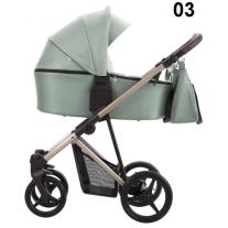 Бебешка количка 2в1 Bebetto - Flavio Premium Class Sand 03