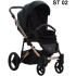 Бебешка количка 2в1 Bebetto - LOREN Premium Class ST02