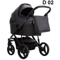 Бебешка количка 2в1 Pascal Premium Class Dark D02