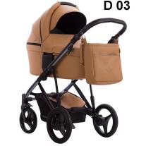 Бебешка количка 2в1 Pascal Premium Class Dark D03
