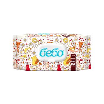 Влажни кърпички с екстракт от Лайка Бебо