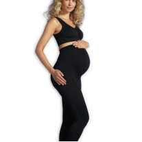 Безшевен подкрепящ клин за бременни Carriwell - Размер L, черен