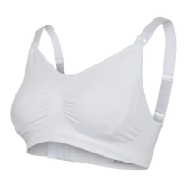 Безшевен подплатен сутиен за кърмачки Carriwell Padded, размер XL, бял