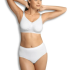 Безшевен подплатен сутиен за кърмачки Carriwell Padded, размер XL, бял