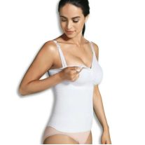 Безшевен потник за кърмене Carriwell, размер L, бял