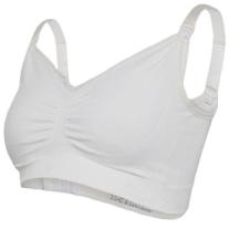 Безшевен сутиен за кърмене Carriwell - Organic Maternity, размер М, бял