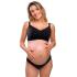 Безшевен сутиен за кърмене Carriwell - Organic Maternity, размер L, черен