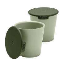 Сет чаши с капак Bibs Sage, 2 броя, 125 ml