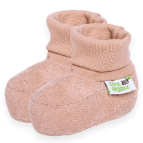 Бебешки буйки фроте с памучна подплата Bio Baby Кафяви
