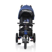 Детска триколка Tornado с музикално табло тъмно синя Byox