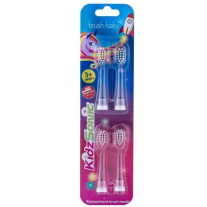 Резервни глави за електрическата четка за зъби Brush-Baby KidzSonic® 3+ години