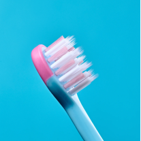 Четка за зъби Brush-Baby FlossBrush 3-6 г. Flamingo