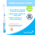 Моята първа четка за зъби Brush-Baby 0-18 месеца 2 бр. Зелен цвят