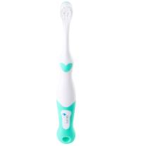 Моята първа четка за зъби Brush-Baby 0-18 месеца 2 бр. Зелен цвят