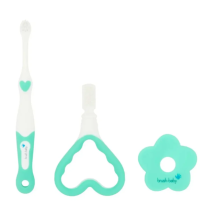 Бебешки комплект за зъби и грижа за устната кухина Brush-Baby 0-18 месеца
