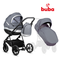 Бебешка количка Buba ZAZA2 2в1 Dark Grey
