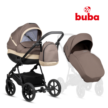 Бебешка количка Buba ZAZA2 2в1 Coffee Brown