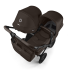 Количка за близнаци Bugaboo Donkey6 Duo Cocoa Brown