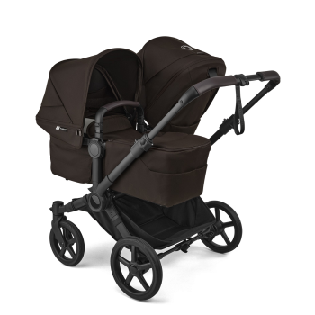 Количка за близнаци Bugaboo Donkey6 Duo Cocoa Brown