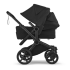 Количка за близнаци Bugaboo Donkey6 Duo Heritage Black