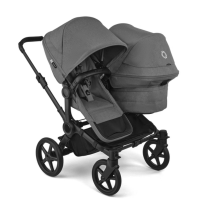 Количка за близнаци Bugaboo Donkey6 Duo Moon Grey