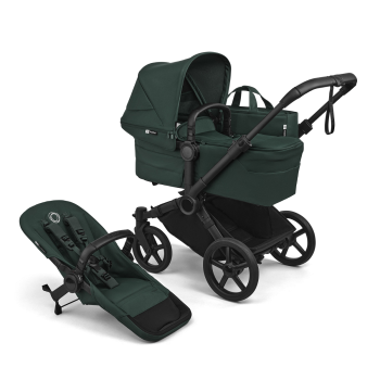 Количка за близнаци Bugaboo Donkey6 Mono Fern Green