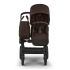 Количка за близнаци Bugaboo Donkey6 Twin Complete Cocoa Brown