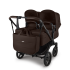 Количка за близнаци Bugaboo Donkey6 Twin Complete Cocoa Brown