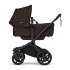 Количка за близнаци Bugaboo Donkey6 Twin Complete Cocoa Brown