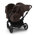 Количка за близнаци Bugaboo Donkey6 Twin Complete Cocoa Brown
