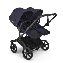 Количка за близнаци Bugaboo Donkey6 Twin Complete Deep Indigo