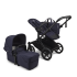 Количка за близнаци Bugaboo Donkey6 Twin Complete Deep Indigo