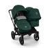 Количка за близнаци Bugaboo Donkey6 Twin Complete Fern Green