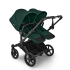 Количка за близнаци Bugaboo Donkey6 Twin Complete Fern Green