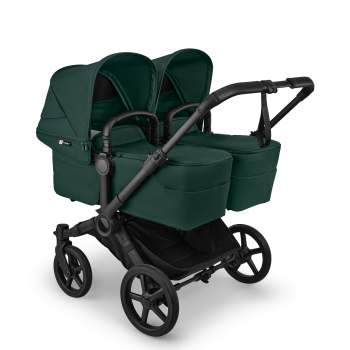 Количка за близнаци Bugaboo Donkey6 Twin Complete Fern Green