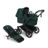 Количка за близнаци Bugaboo Donkey6 Twin Complete Fern Green