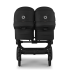 Количка за близнаци Bugaboo Donkey6 Twin Complete Heritage Black