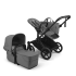 Количка за близнаци Bugaboo Donkey6 Twin Complete Moon Grey