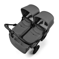 Количка за близнаци Bugaboo Donkey6 Twin Complete Moon Grey