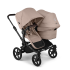 Количка за близнаци Bugaboo Donkey6 Twin Complete Taupe Melange