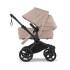 Количка за близнаци Bugaboo Donkey6 Twin Complete Taupe Melange