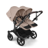 Количка за близнаци Bugaboo Donkey6 Twin Complete Taupe Melange