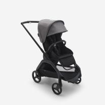 Детска количка Bugaboo Dragonfly Midnight Black Fabrics Black Chassis - Grey Melange