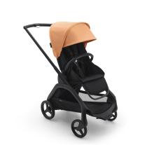 Детска количка Bugaboo Dragonfly Midnight Black Fabrics Black Chassis - Island Coral